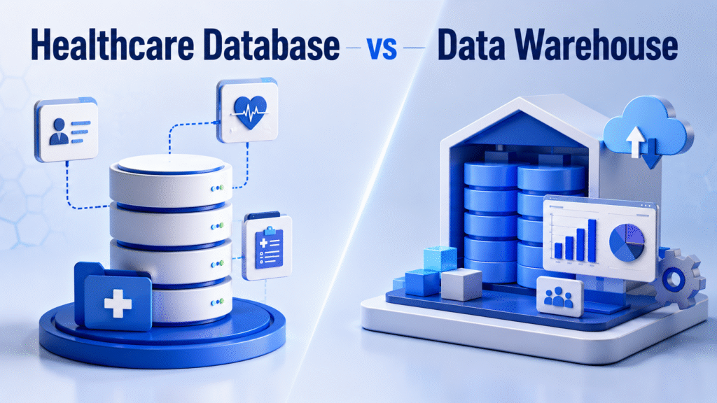 Healthcare Database vs Data Warehouse