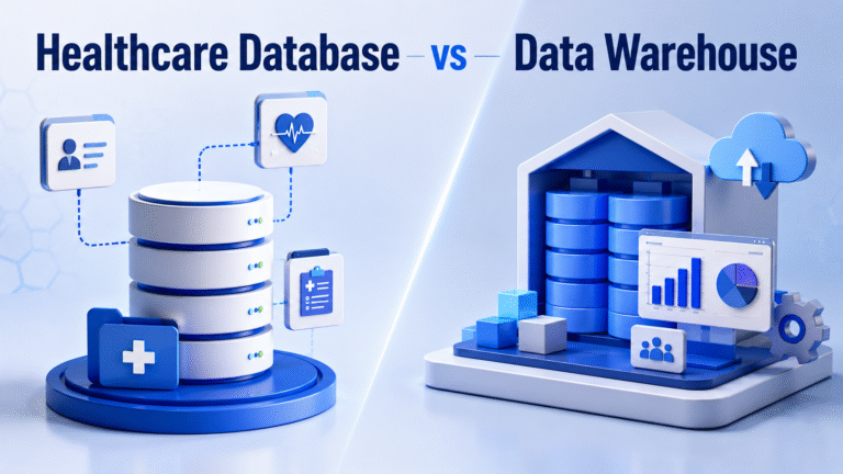 Healthcare Database vs Data Warehouse
